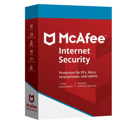 McAfee Internet Security 2019  / 5 Years licence Key